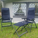 Monaco Armchair with Footrest